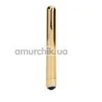 Вибратор 5-Function Precious Metal Slims, золотой - Фото №1