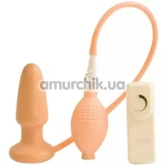 Анальный расширитель с вибрацией Kinx Classic Anal Zeppelin, телесный - Фото №1