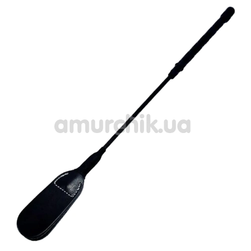 Стек DS Fetish Leather Riding Crop Whip, черный