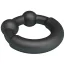Эрекционное кольцо Crazy Bull Super Soft Silicone Meco, черное - Фото №4
