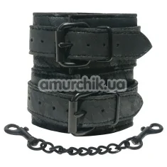 Фиксаторы для рук Sportsheets Midnight Lace Cuffs, чёрные - Фото №1
