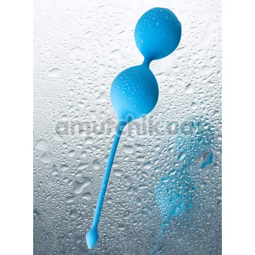 Вагінальні кульки A-Toys Pleasure Balls 764004, блакитні