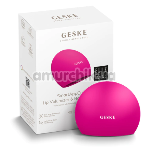 Устройство для увеличения объема губ Geske Lip Volumizer & Booster Big 4 in 1, ярко-розовое