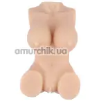 Мастурбатор с вибрацией ManQ Giving Kelly 3D Doll, телесный - Фото №1