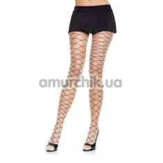 Колготки Lycra Sheer Faux Fence Net Pantyhose, черные - Фото №1