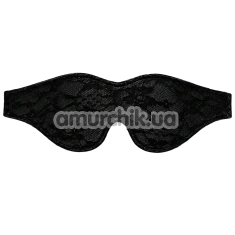 Маска на очі DS Fetish Romantic Lace Blindfold, чорна - Фото №1