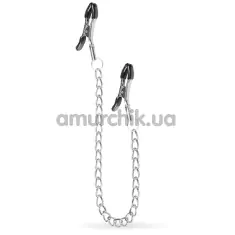 Зажимы для сосков DS Fetish Iron Nipple Clamps L, серебряные - Фото №1