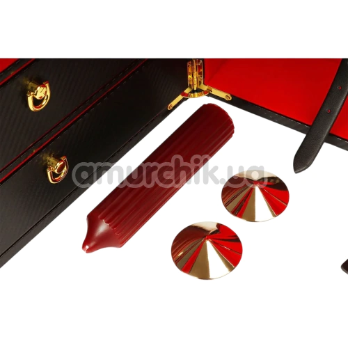 Бондажный набор Taboom Desires Masterpiece Bondage Case 11 PCS, черный