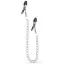 Затискачі для сосків DS Fetish Iron Nipple Clamps L, срібні - Фото №1
