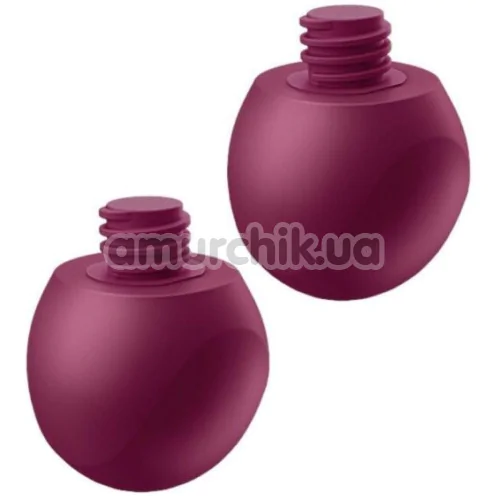Вагинальные шарики с вибрацией Satisfyer Love Birds Vary, бордовые
