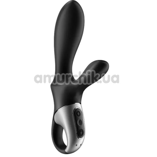 Вибратор с подогревом Satisfyer Heat Climax +, черный
