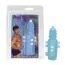 Насадка на пеніс Pearl Stimulator Stretchable Sleeve, блакитна - Фото №2