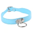 Ошейник DS Fetish Collar With Ring, голубой - Фото №2
