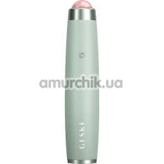 Ультразвукова ручка-масажер для обличчя Geske Sonic Rose Quartz LED Depuffing Pen 8 in 1, зелена - Фото №1
