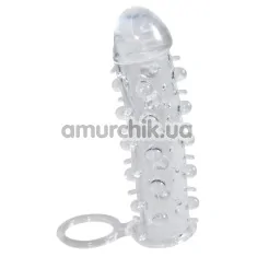 Кольцо-насадка Crystal Skin Penis Hulle - Фото №1