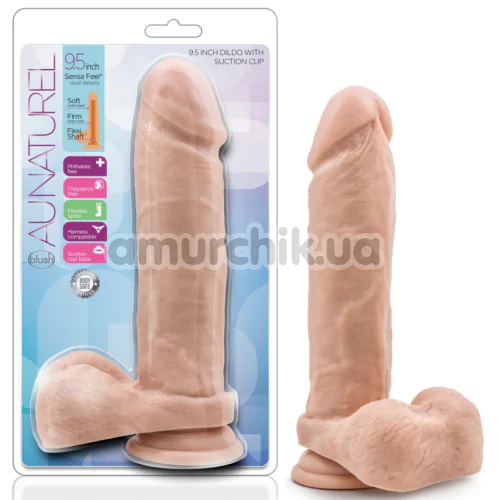 Фалоімітатор Au Naturel 9.5 Inch, тілесний