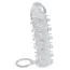 Кольцо-насадка Crystal Skin Penis Hulle - Фото №1