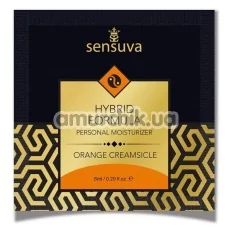Лубрикант Sensuva Hybrid Formula Orange Creamsicle - апельсинове морозиво, 6 мл - Фото №1