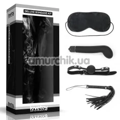 Бондажный набор с вибратором Deluxe Bondage Kit LVTOY703, черный - Фото №1