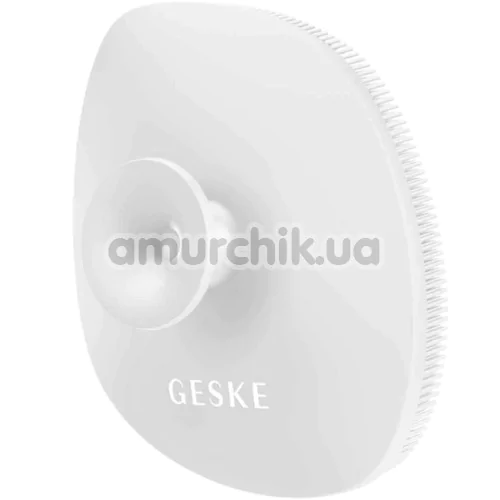 Щетка для лица Geske Facial Brush 4 in 1 Suction Mount, белая