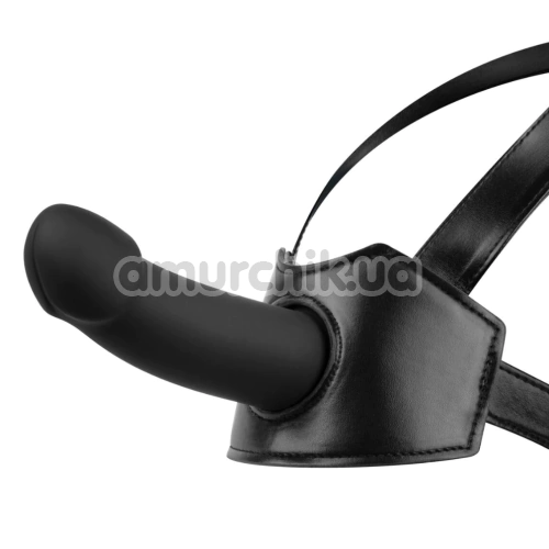 Маска на голову для страпона Bedroom Fantasies Head Bondage Harness, черная