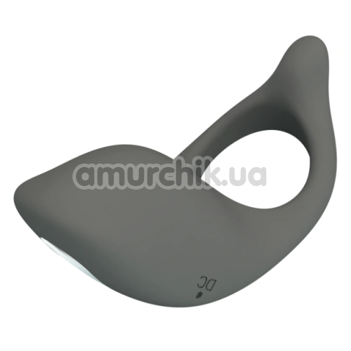 Віброкільце для члена Pretty Love Gemma, сіре