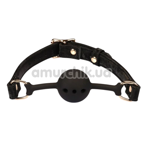 Кляп Liebe Seele Boudoir Amor Ball Gag, чорний - Фото №1