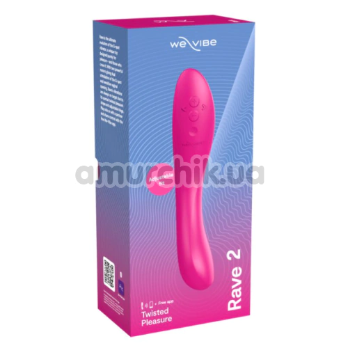 Вібратор для точки G We-Vibe Rave 2 (ві вайб рейв 2 рожевий)