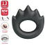 Ерекційне кільце Crazy Bull Super Soft Silicone Habert, чорне - Фото №5