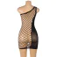 Сукня Star Night Hollow Out Single Shoulder Rhinestone Fishnet Dress, чорна - Фото №8