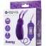 Кліторальний вібратор A - Toys Vibrating Egg Bunny, фіолетовий - Фото №4