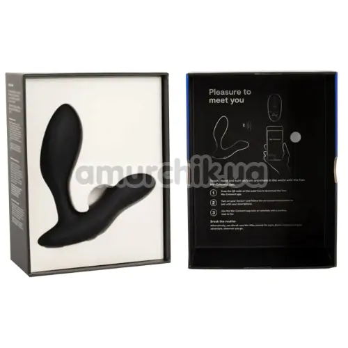 Вибростимулятор простаты We-Vibe Vector+ (ви вайб вектор+ черный)