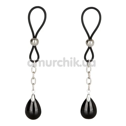 Зажимы для сосков Nipple Play Non-Piercing Nipple Jewelry Onyx - Фото №1