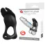 Виброкольцо для члена Pretty Love Vibrant Penis Ring Silas, черное - Фото №10