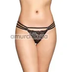 Трусики-стринги женские Tongs 2493, черные - Фото №1