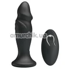 Анальная пробка с вибрацией MR Play Super Rower Powerful Vibrating Anal Plug с головкой, черная - Фото №1