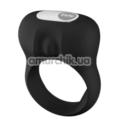 Віброкільце Fun Factory Steady Penis Ring, чорне - Фото №1
