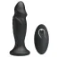 Анальна пробка з вібрацією MR Play Super Rower Powerful Vibrating Anal Plug з головкою, чорна - Фото №1
