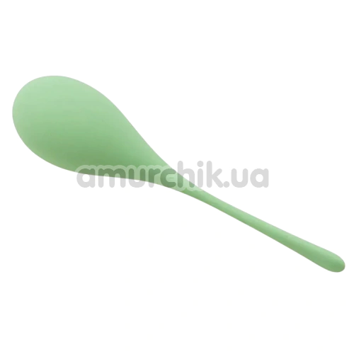 Вагінальна кулька Sweet Em Velvet Lure Kegel Ball 50 г, світло-зелена - Фото №1