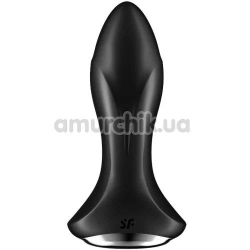 Анальная пробка с вибрацией и ротацией Satisfyer Rotator Plug 1+, черная