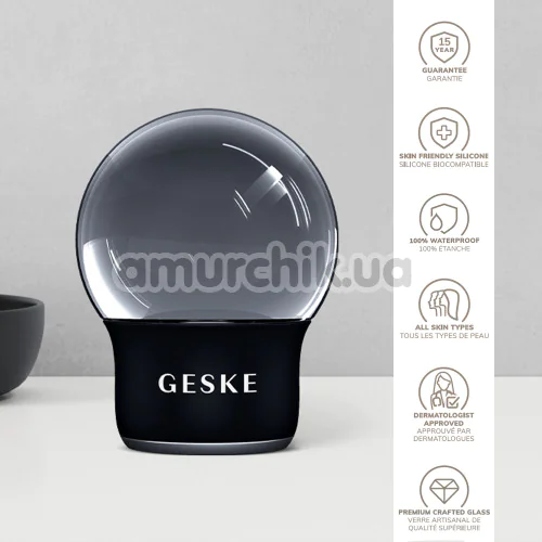 Массажер для лица и тела Geske Cool & Warm Face and Body Massager 7 in 1, черный