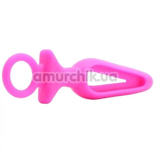 Анальная пробка Booty Call Silicone Groove Probe, розовая