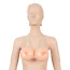 Накладні груди з бюстгальтером Cottelli Accessoires Strap-On Silicone Breasts 1200 G, тілесні - Фото №5