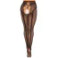 Колготки Leg Avenue Crotchless Net Tights With Heart Backseam, черные - Фото №6