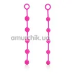 Набір анальних ланцюжків Posh Silicone "O" Beads, рожевий - Фото №1