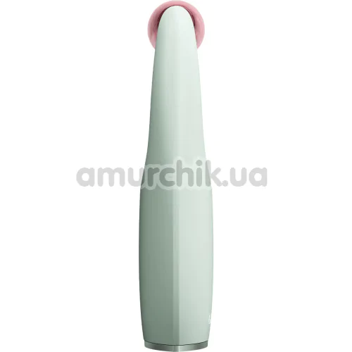 Роликовый массажер для лица Geske Rose Quartz Roller 5 in 1, зеленый