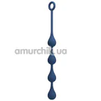 Анальний ланцюжок MR Play Waterdrop Anal Balls M, синій - Фото №1
