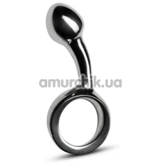 Анальна пробка Unbendable Sturm Metal Prostate Plug, срібна - Фото №1