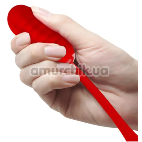 Віброяйце Pretty Love Kirk Super Soft Silicone, червоне