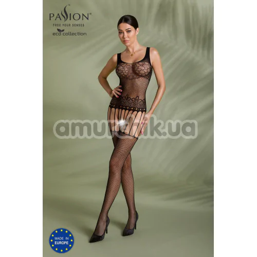 Комбінезон Passion Free Your Senses Eco Collection BS001, чорний